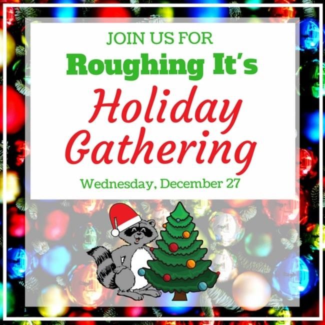Join us for roughing it day camps holiday gathering for campers and staff Join us for roughing it day camps holiday gathering for campers and staff